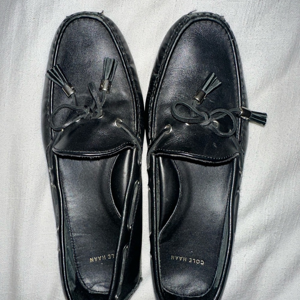 Cole haan black loafers